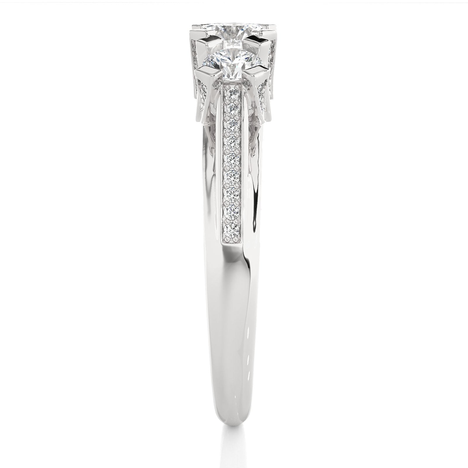 Solitaire Ring R3_RD_171 - WG