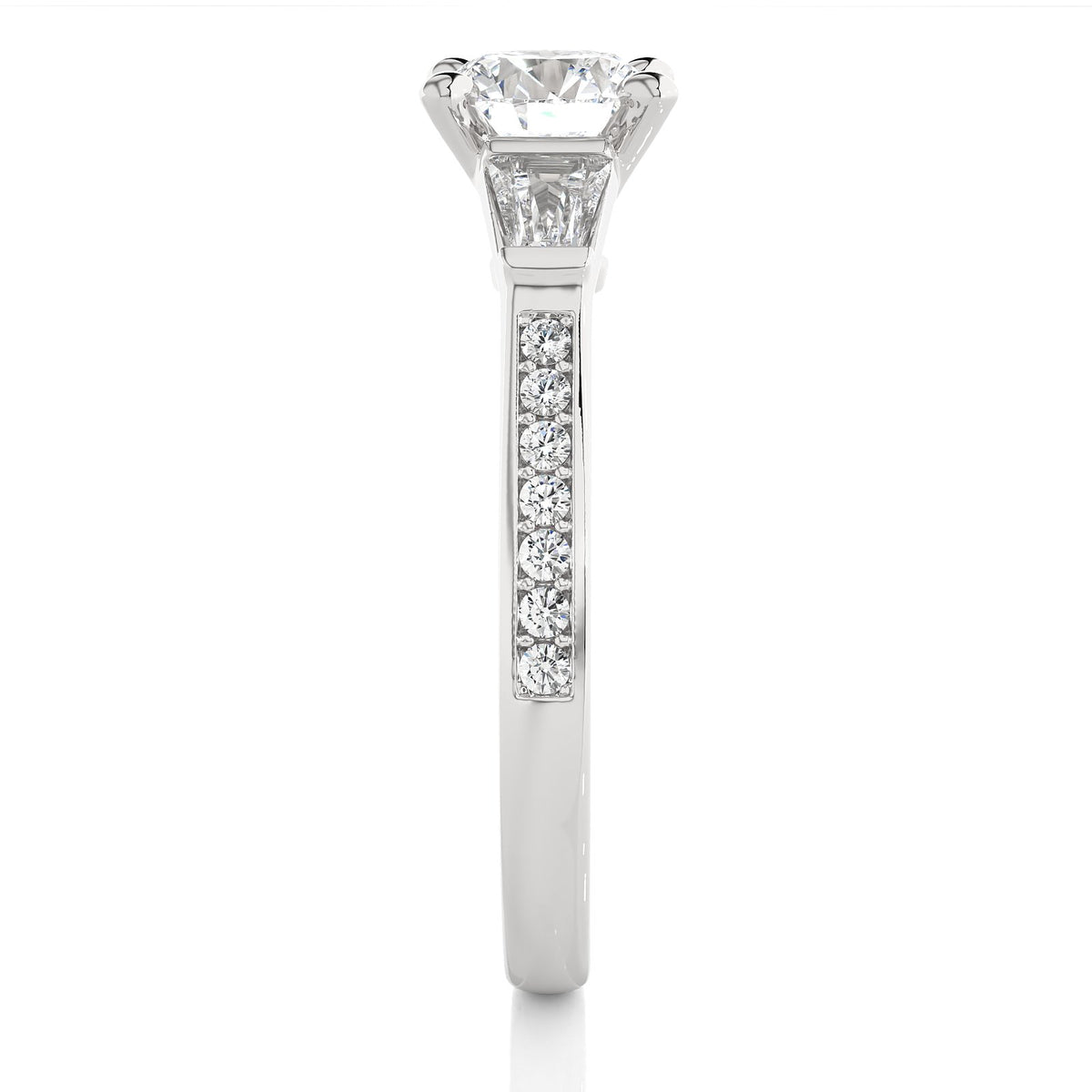 Solitaire Ring R3_RD_125 - WG