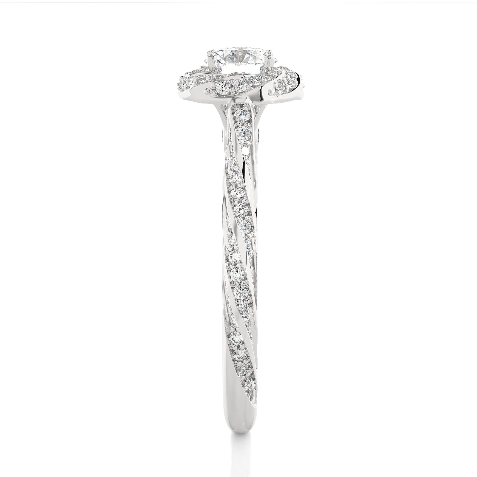 Solitaire Ring RH_RD_277 - WG