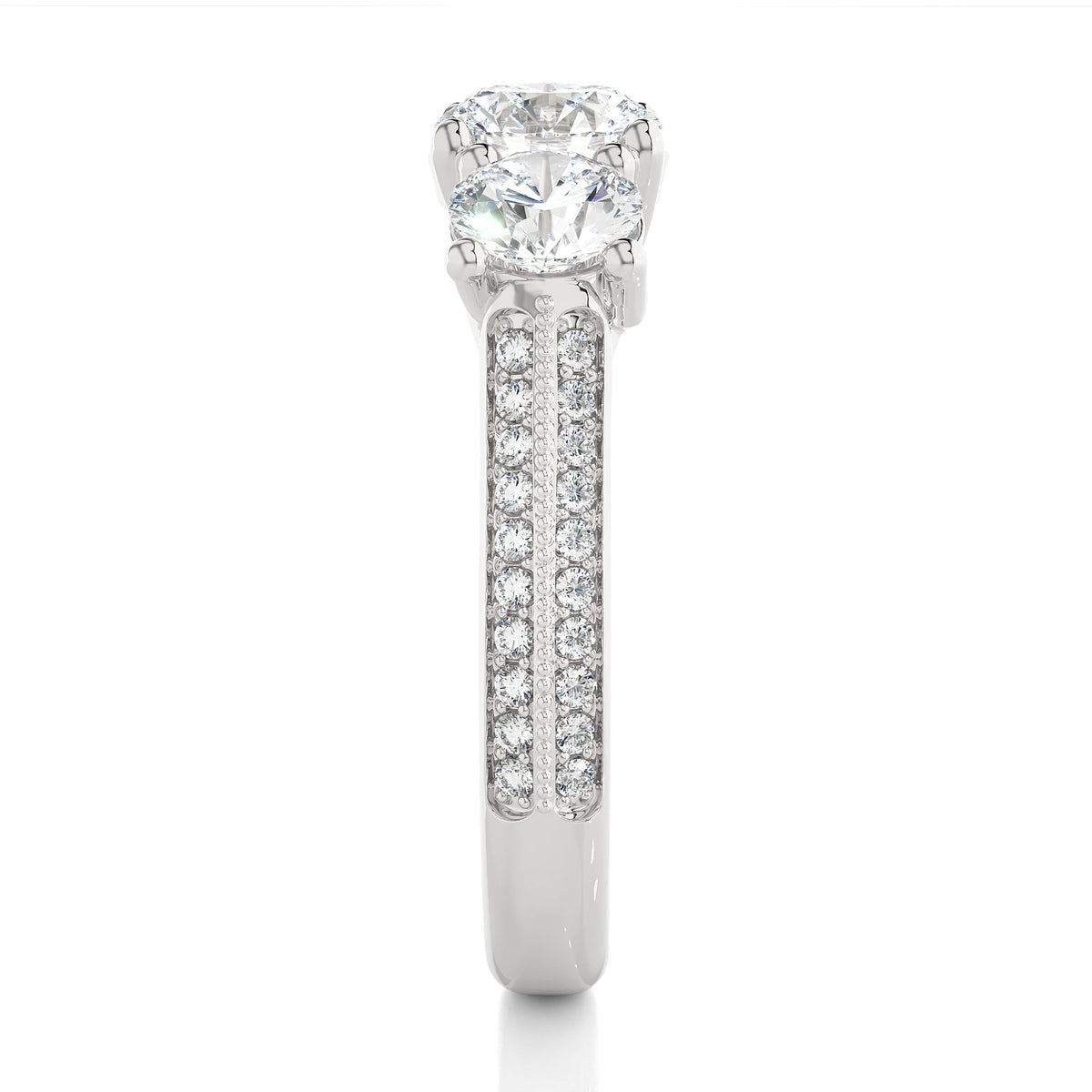 Solitaire Ring R3_RD_137 - WG