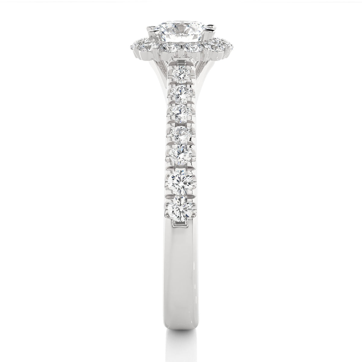 Solitaire Ring RH_RD_143 - WG