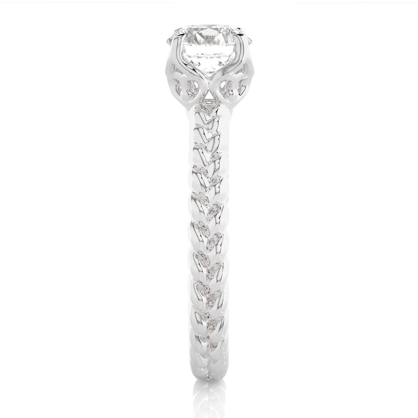 Solitaire Ring RS_RD_121 - WG
