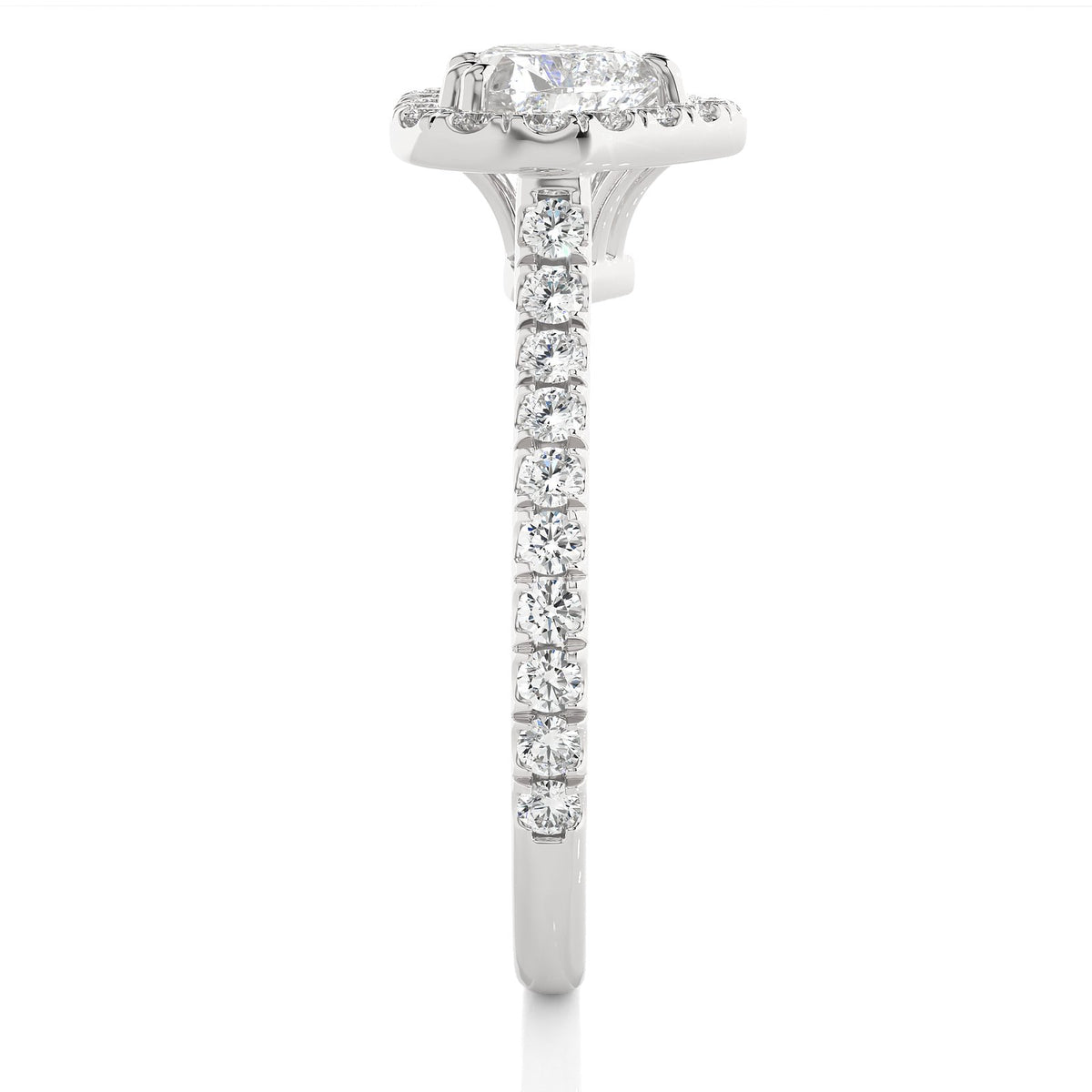 Solitaire Ring RH_HS_139 - WG
