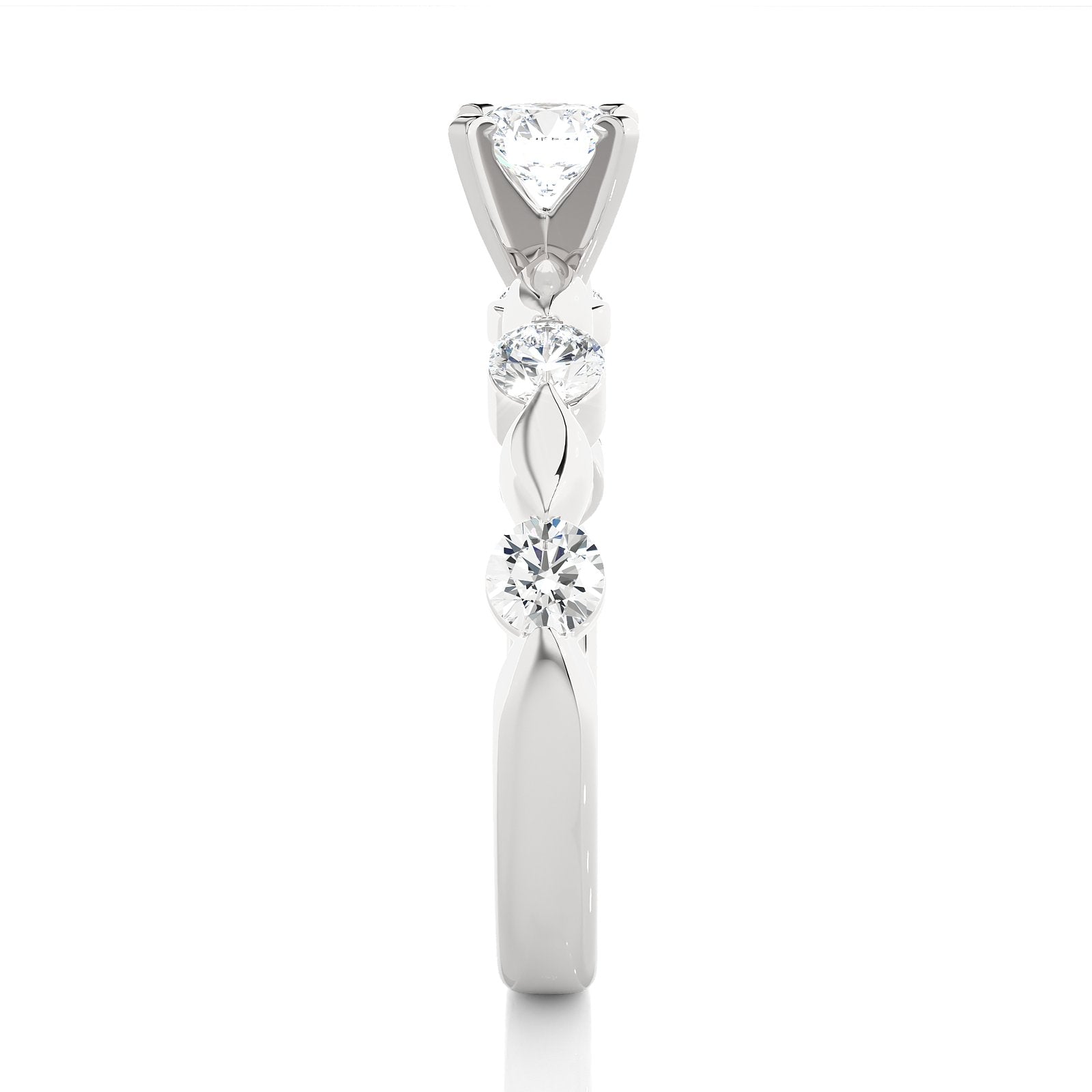 Solitaire Ring RC_RD_263 - WG