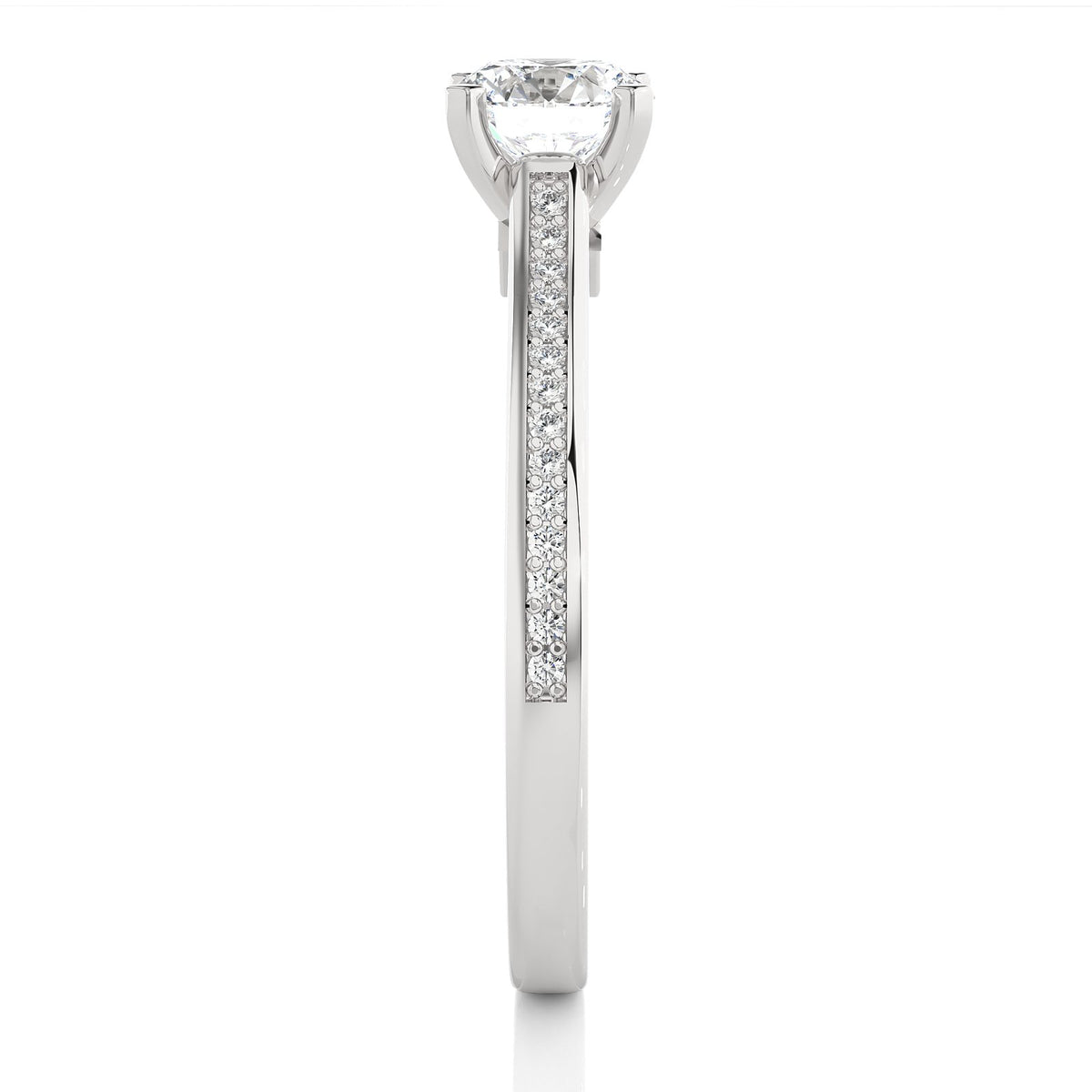 Solitaire Ring RC_AS_229 - WG