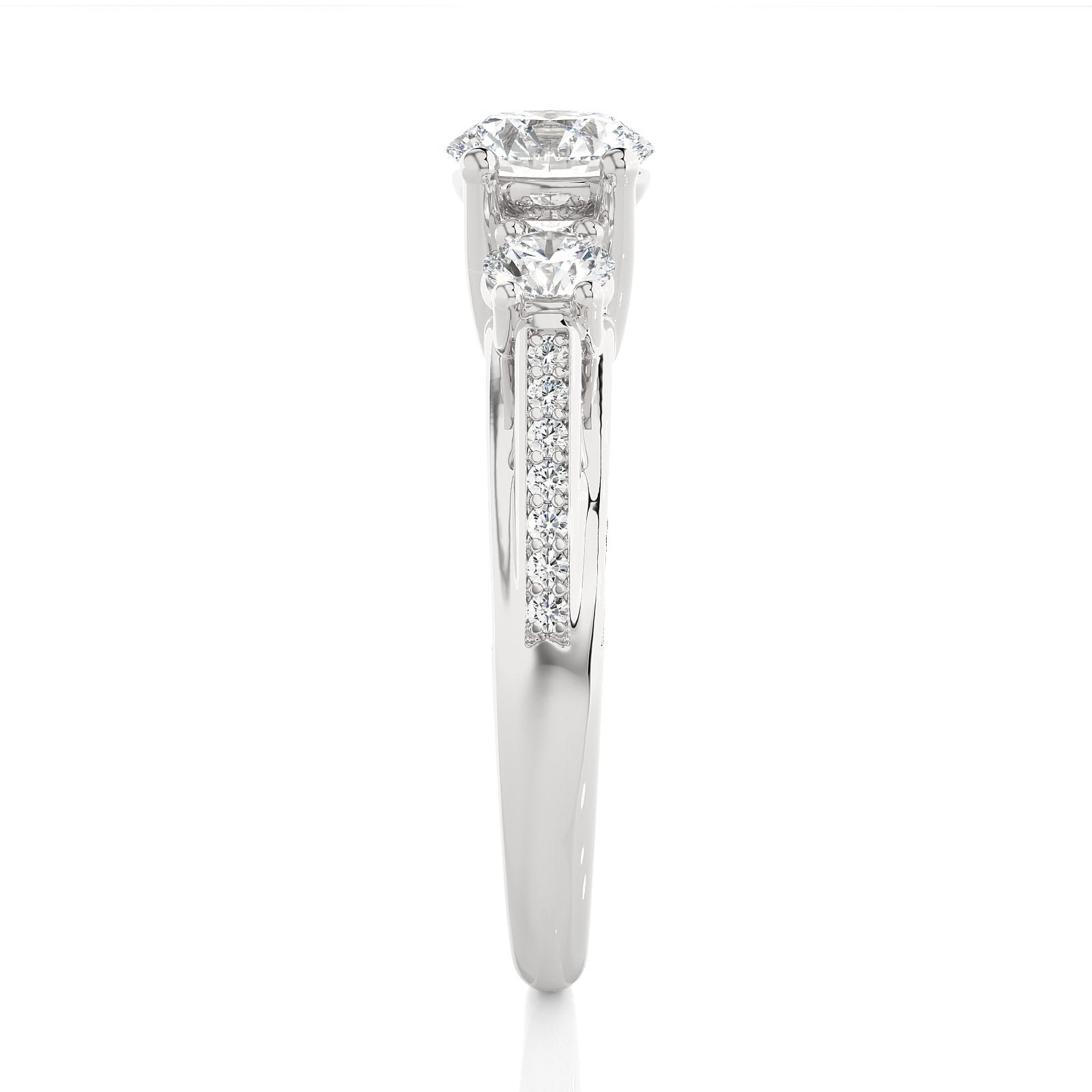Solitaire Ring R3_RD_139 - WG