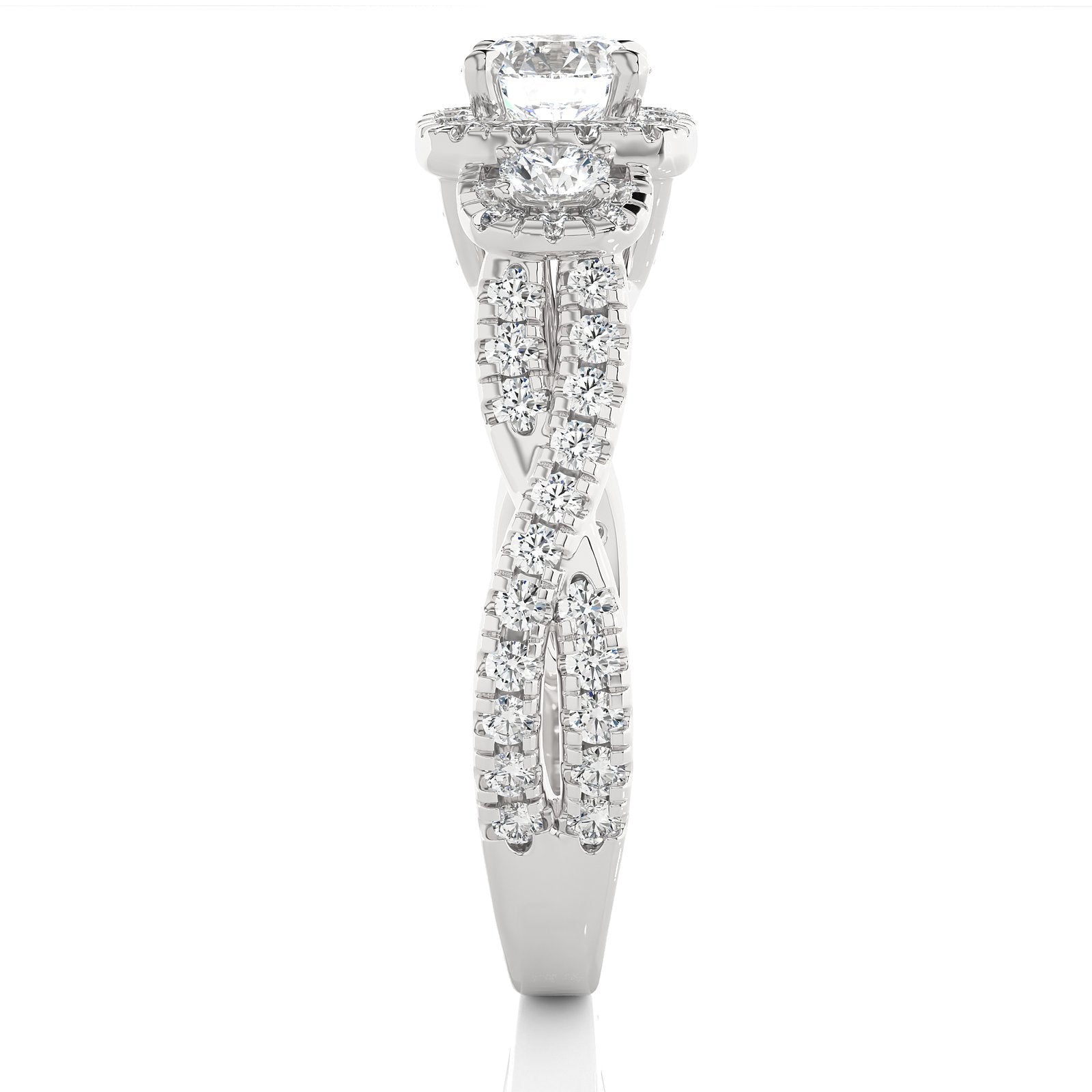 Solitaire Ring R3_RD_172 - WG