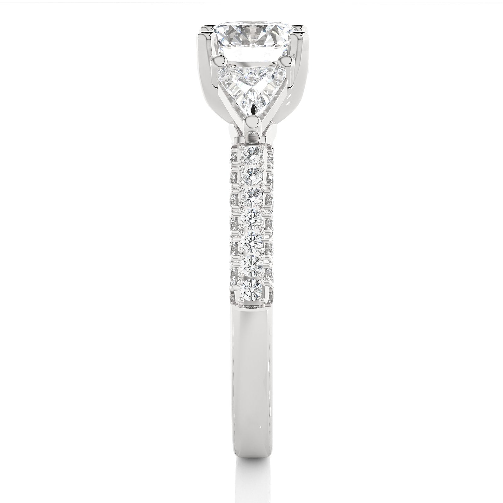 Solitaire Ring R3_RD_101 - WG