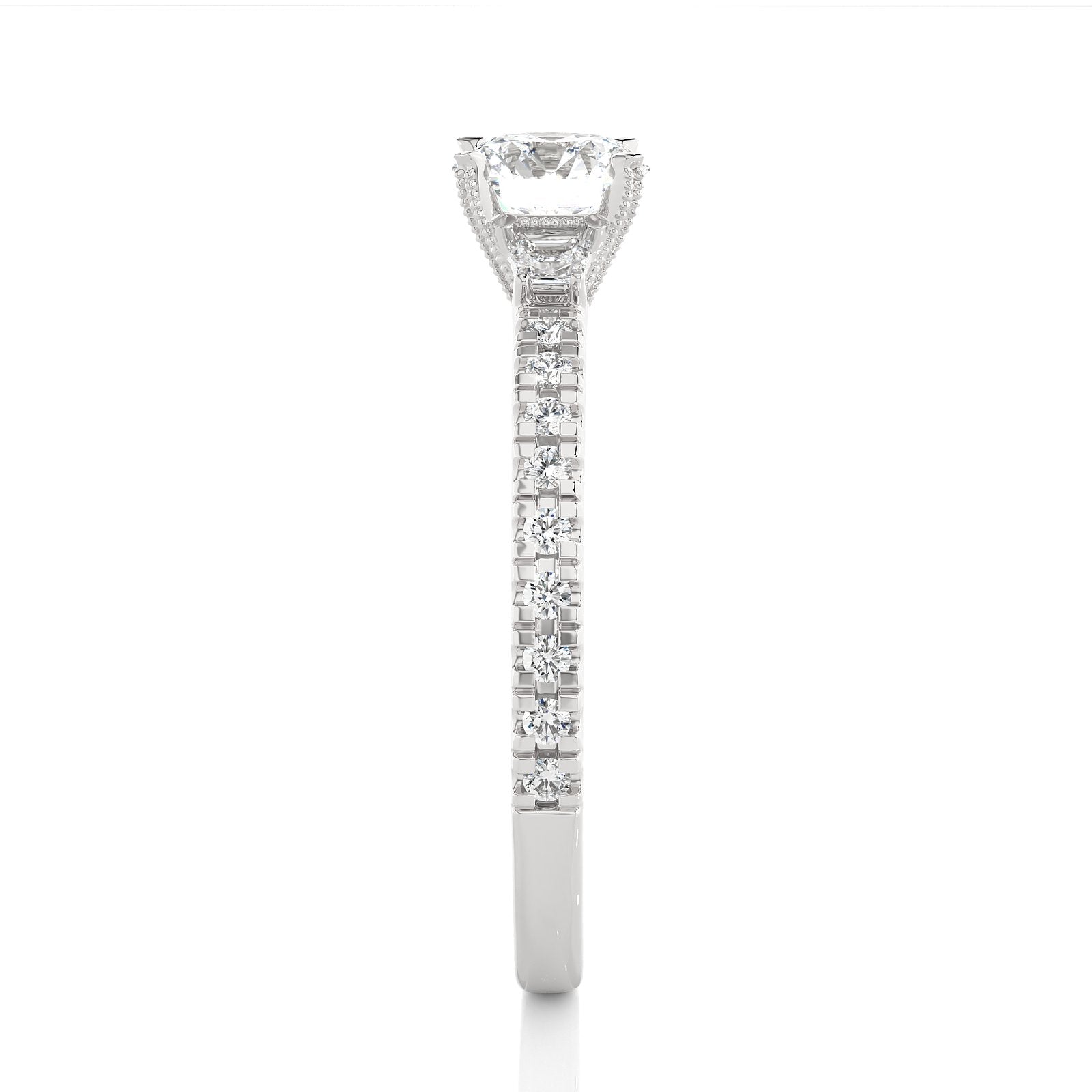 Solitaire Ring R3_RD_153 - WG