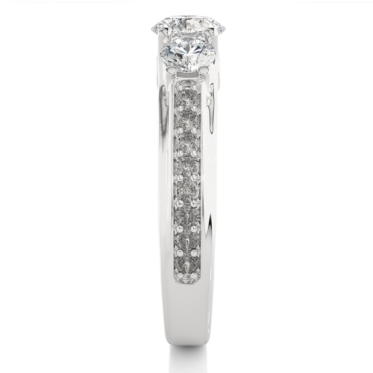 Solitaire Ring R3_RD_144 - WG