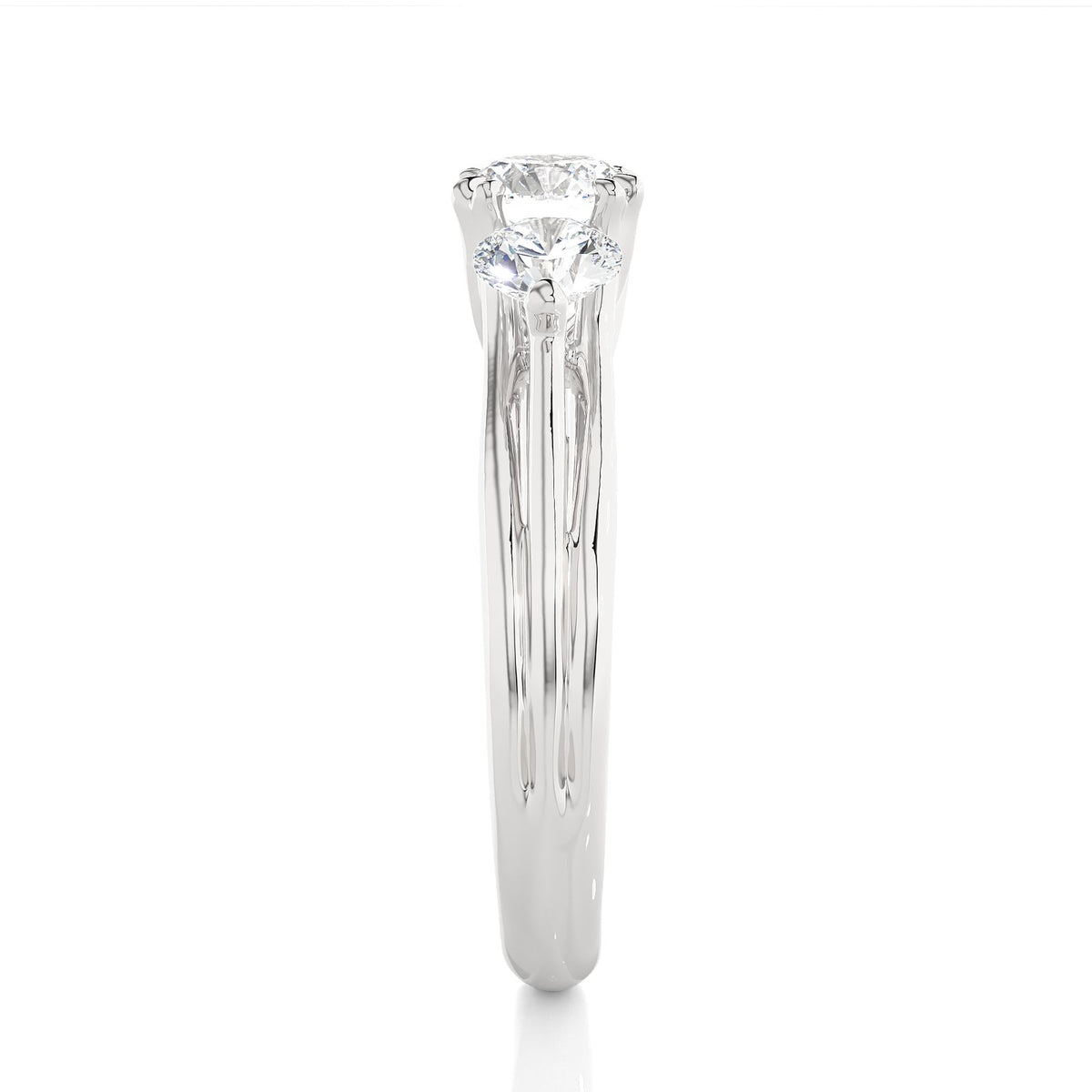 Solitaire Ring R3_RD_147 - WG