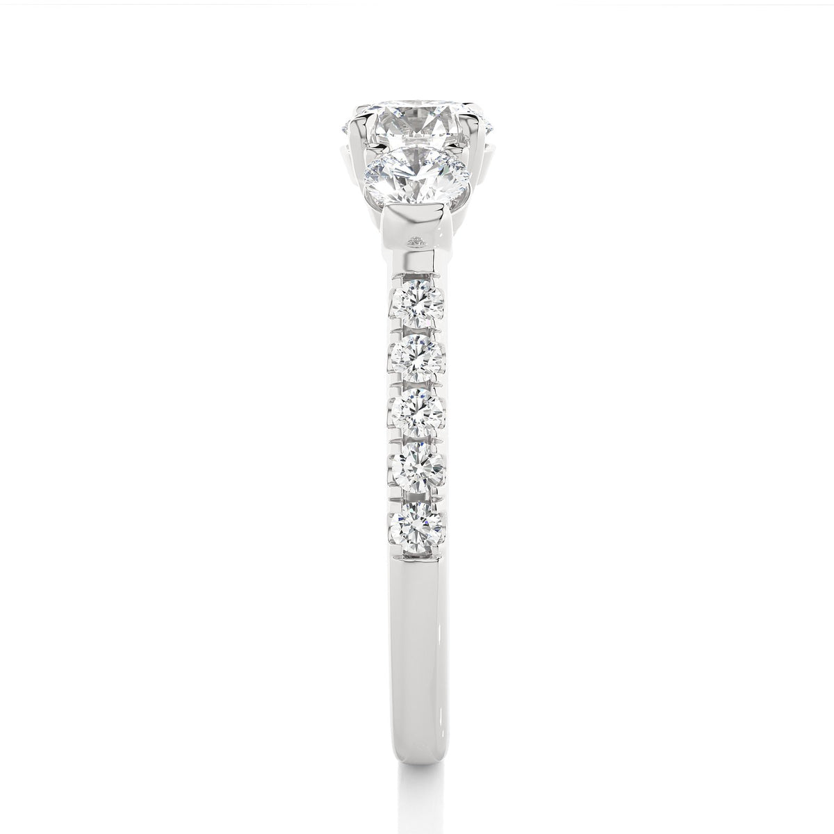 Solitaire Ring R3_RD_145 - WG