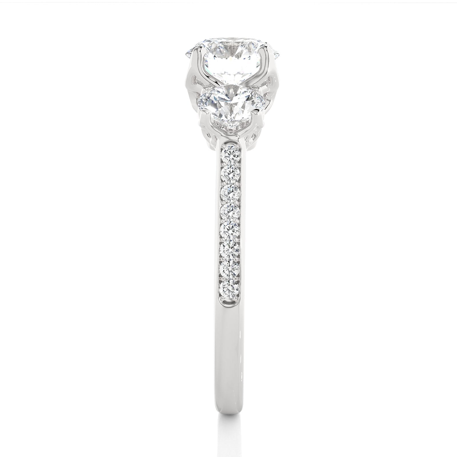 Solitaire Ring R3_RD_115 - WG