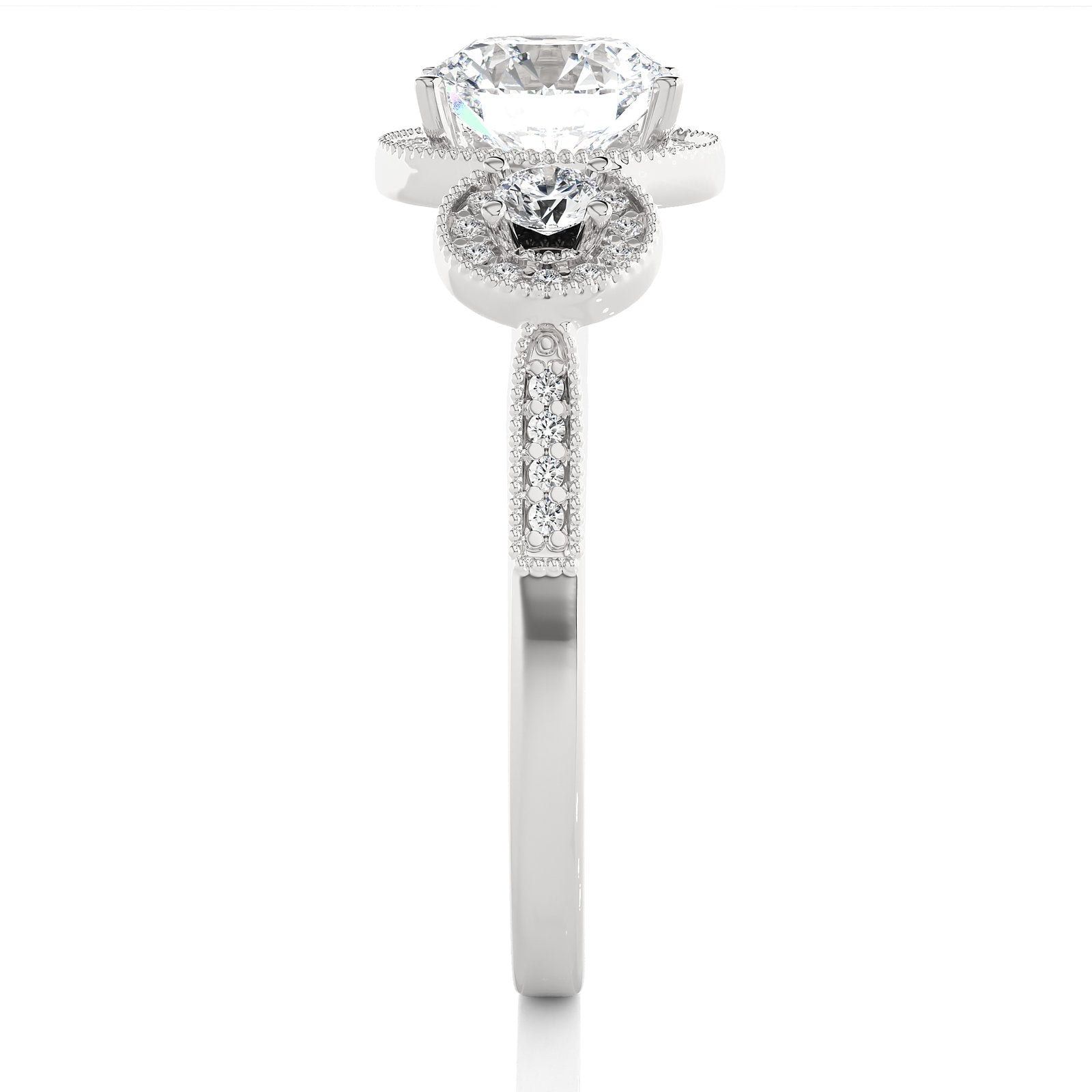 Solitaire Ring R3_RD_108 - WG