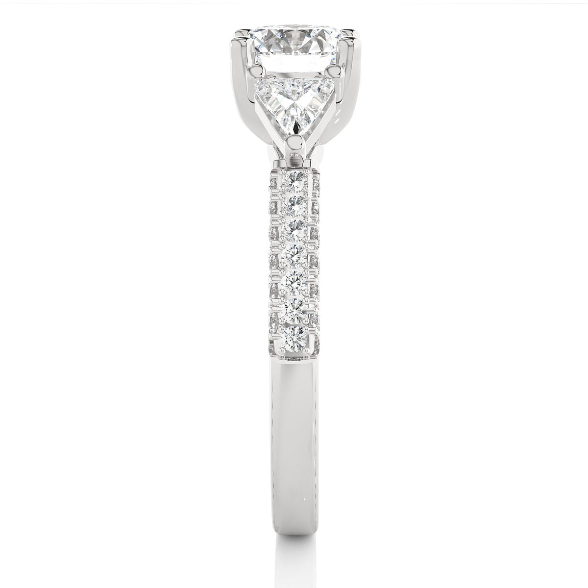 Solitaire Ring R3_RD_101 - WG