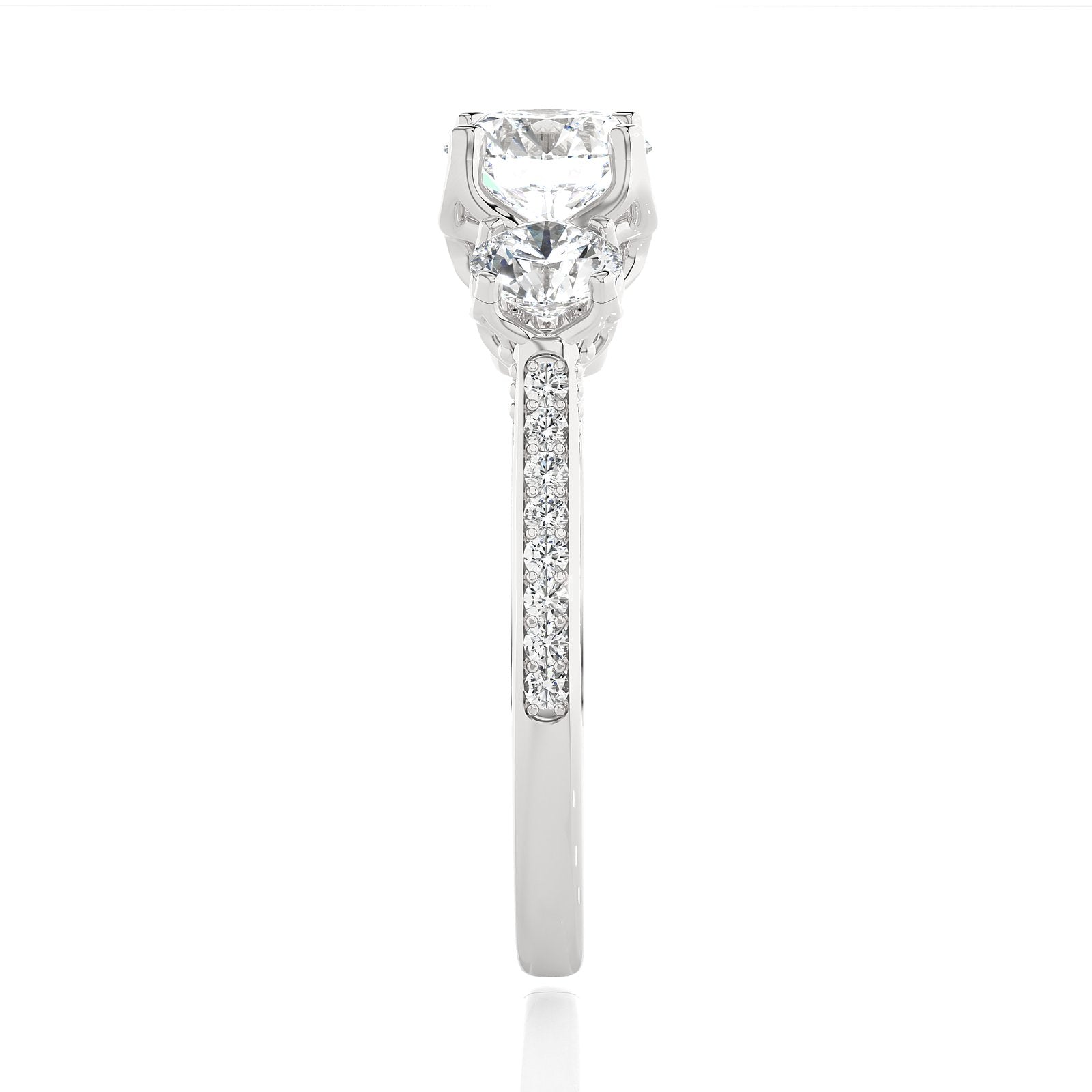 Solitaire Ring R3_RD_114 - WG