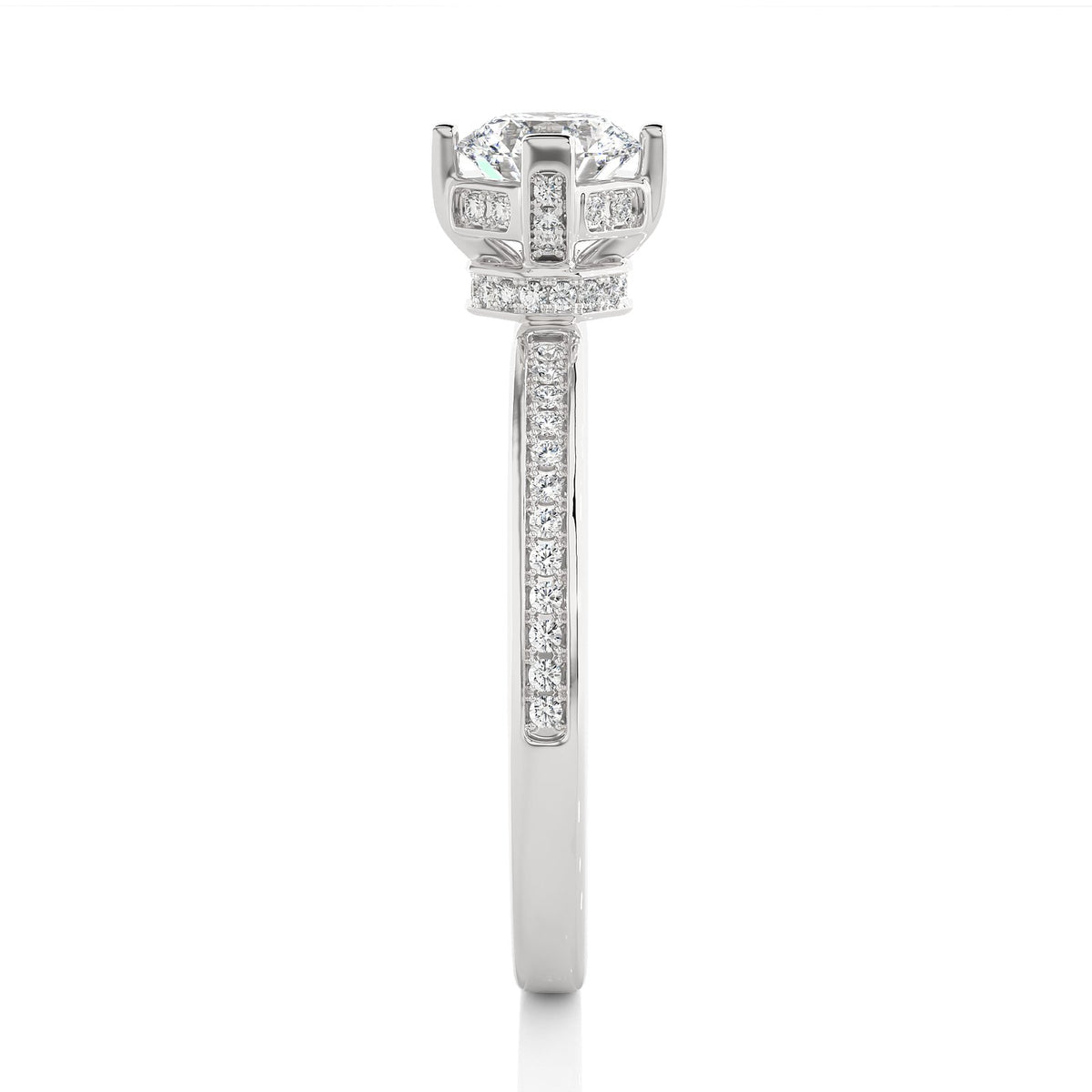 Solitaire Ring RC_RD_232 - WG
