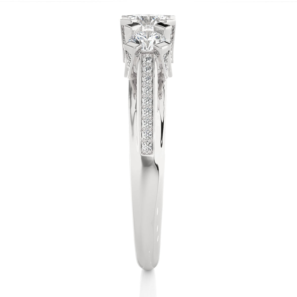 Solitaire Ring R3_RD_171 - WG