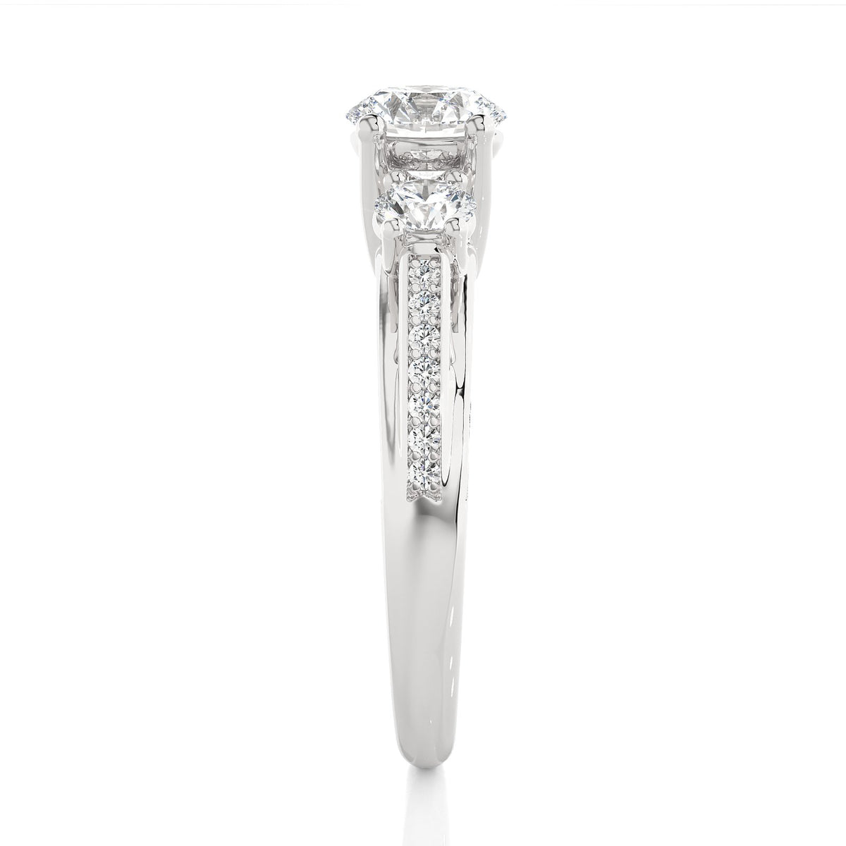 Solitaire Ring R3_RD_139 - WG