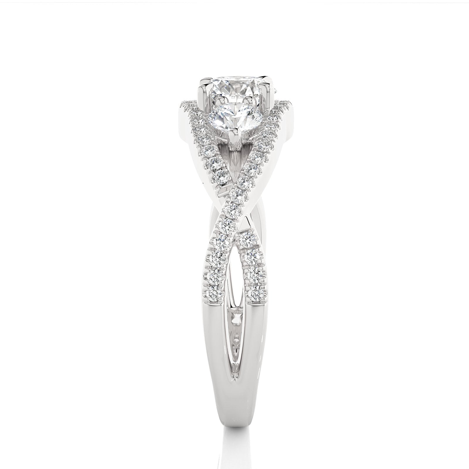 Solitaire Ring R3_RD_169 - WG