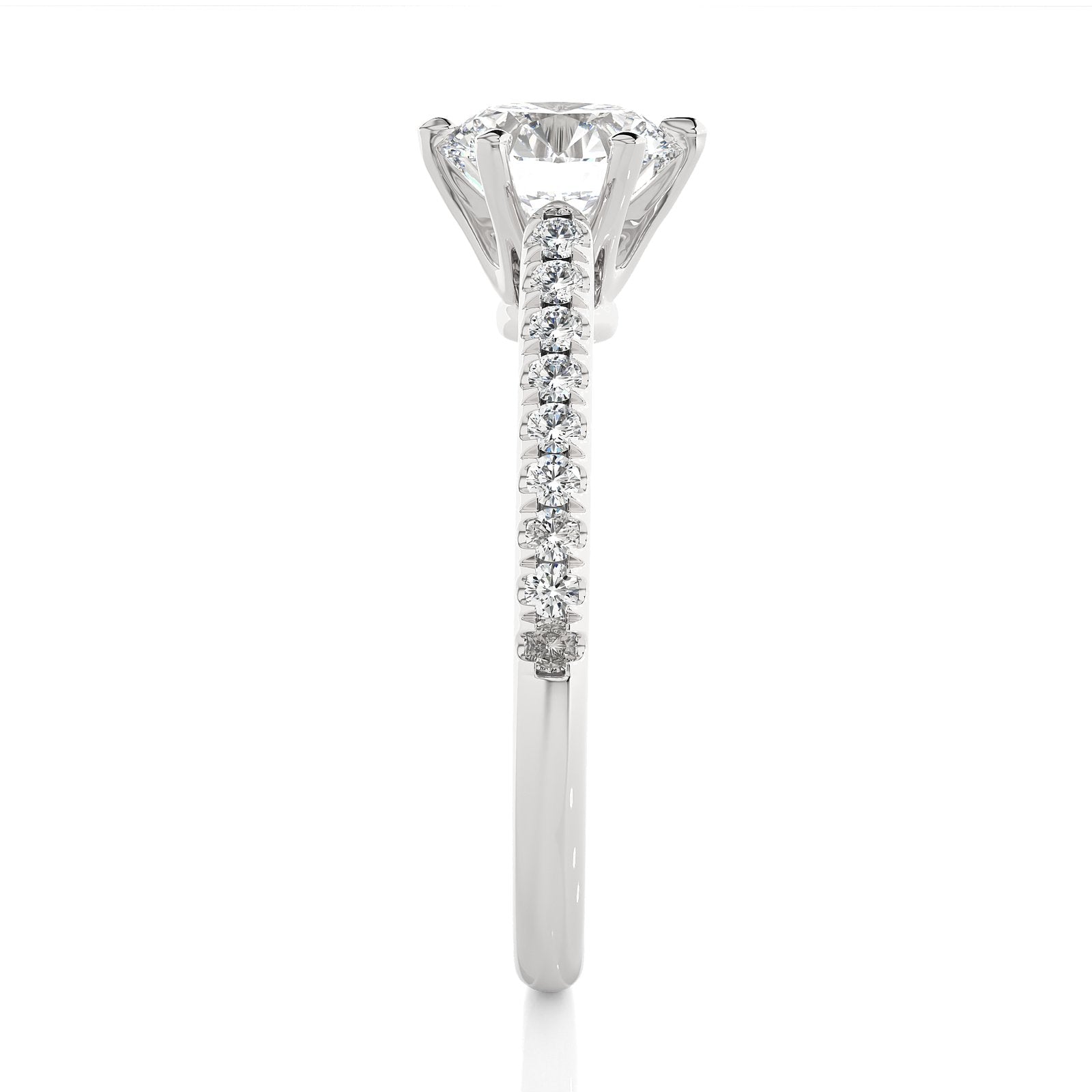 Solitaire Ring RC_RD_150 - WG