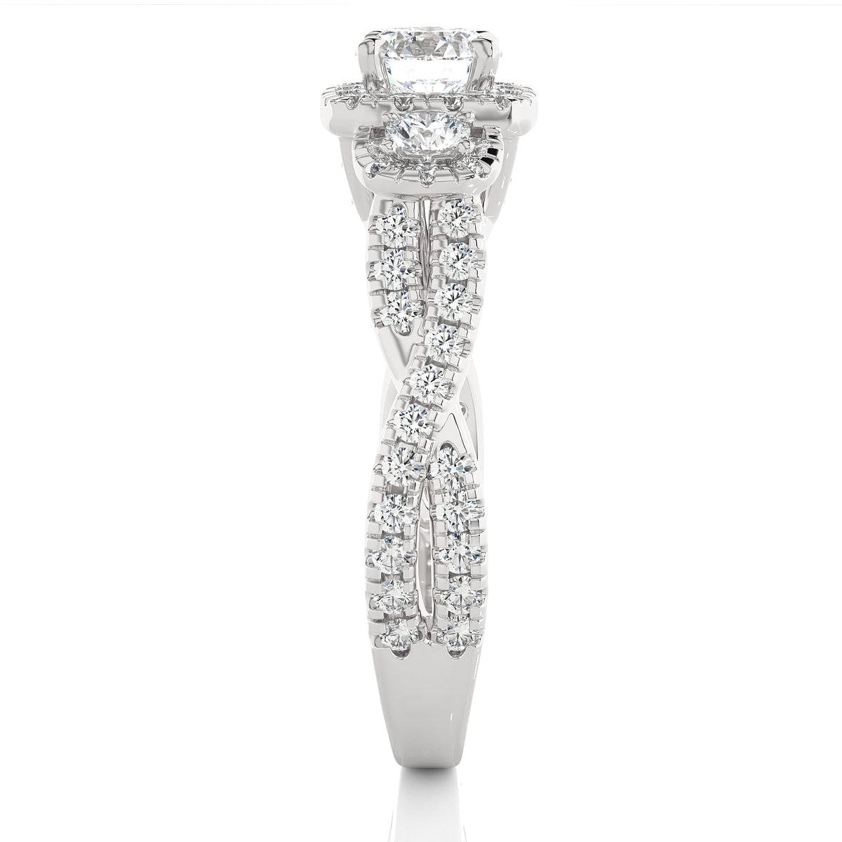 Solitaire Ring R3_RD_172 - WG