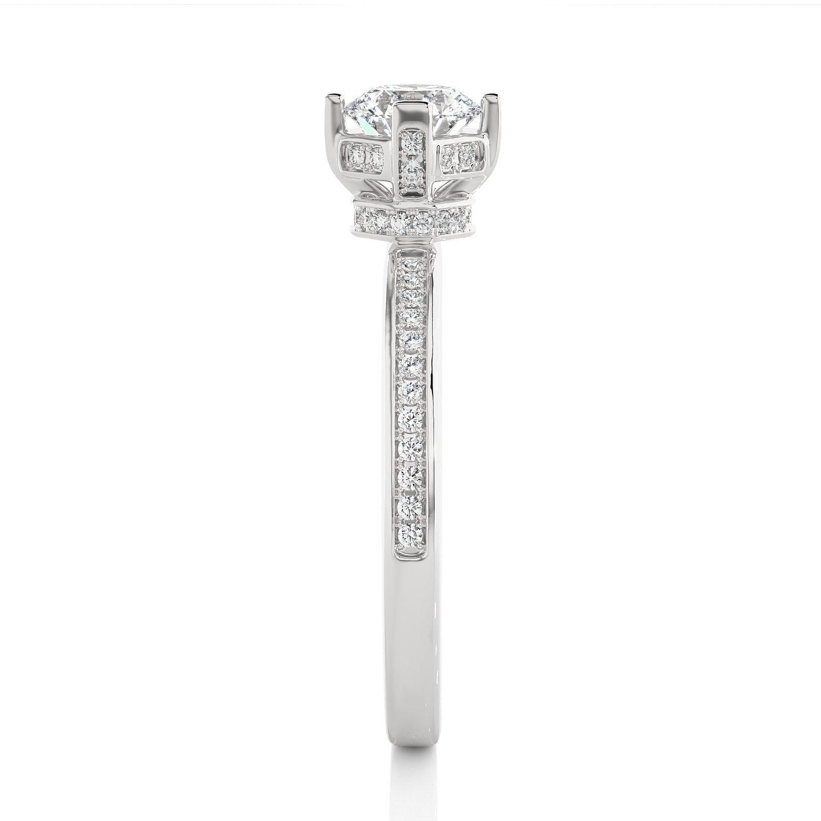 Solitaire Ring RC_RD_232 - WG