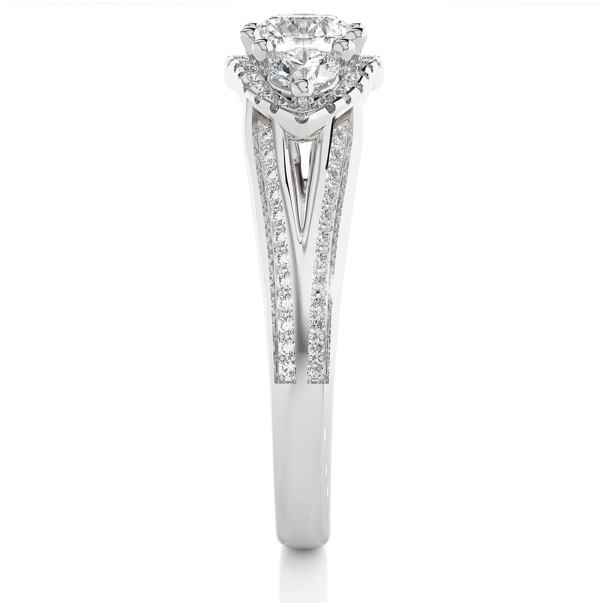 Solitaire Ring R3_RD_173 - WG