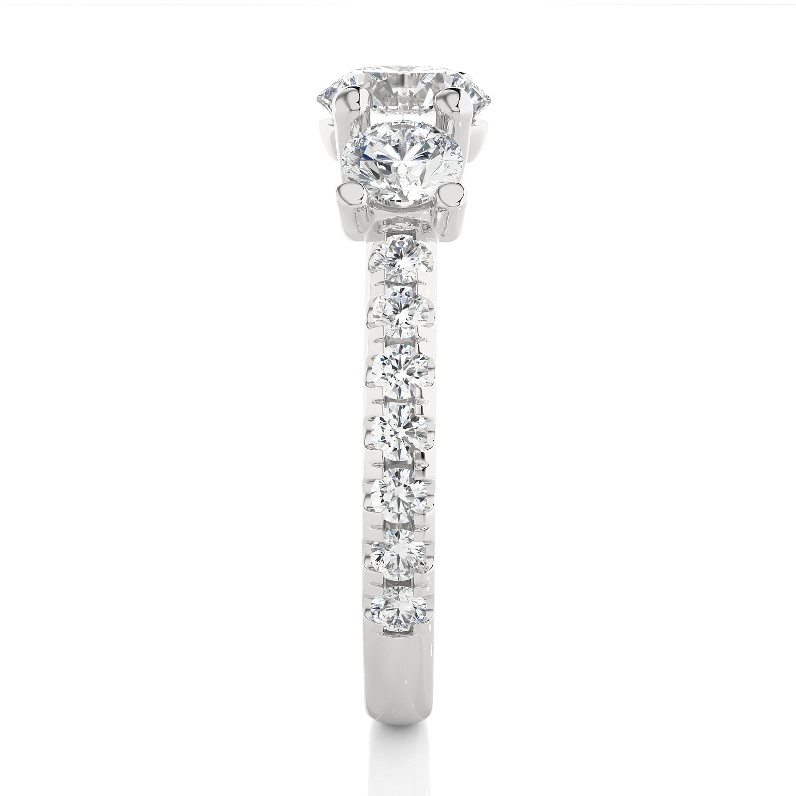 Solitaire Ring R3_RD_121 - WG