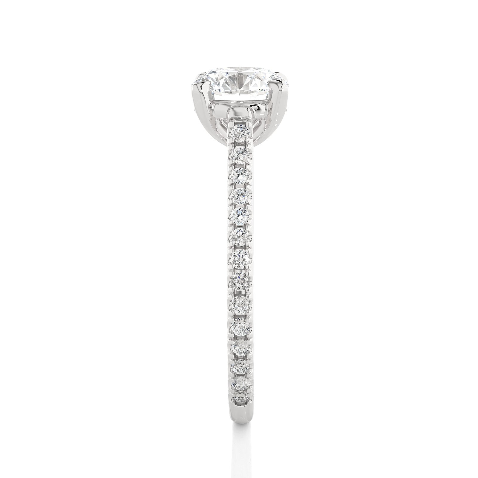 Solitaire Ring RC_RD_114 - WG