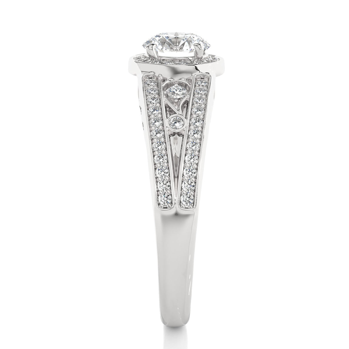 Solitaire Ring RH_RD_208 - WG