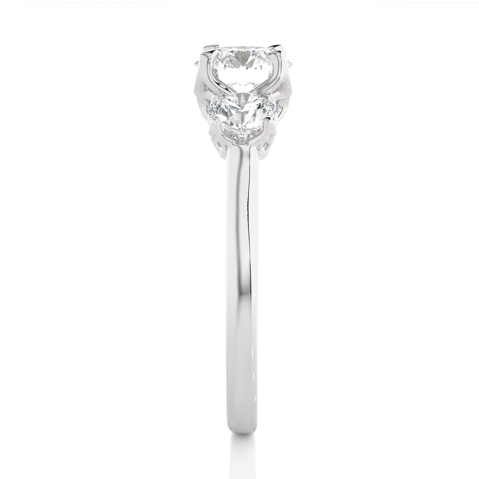 Solitaire Ring R3_RD_112 - WG