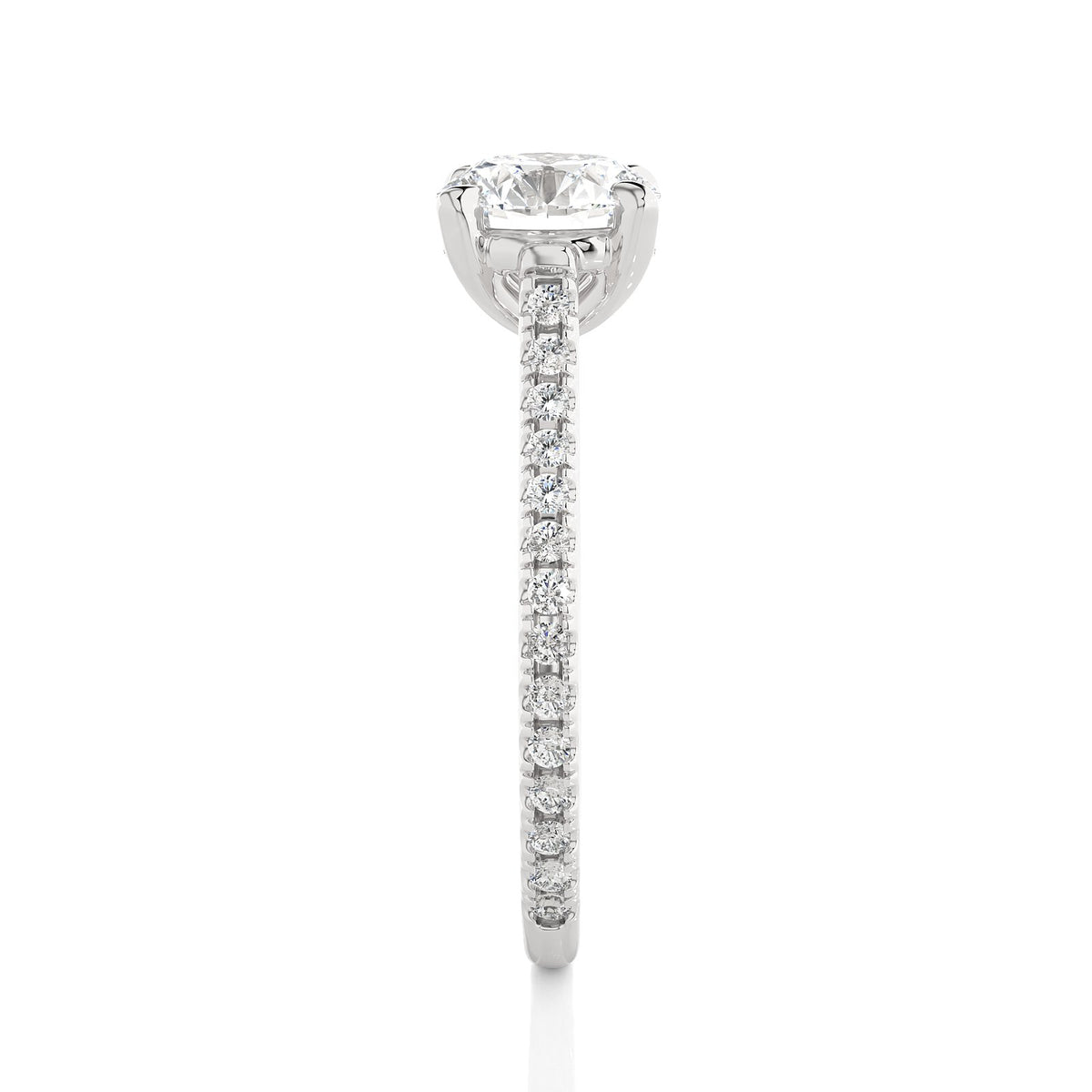 Solitaire Ring RC_RD_114 - WG