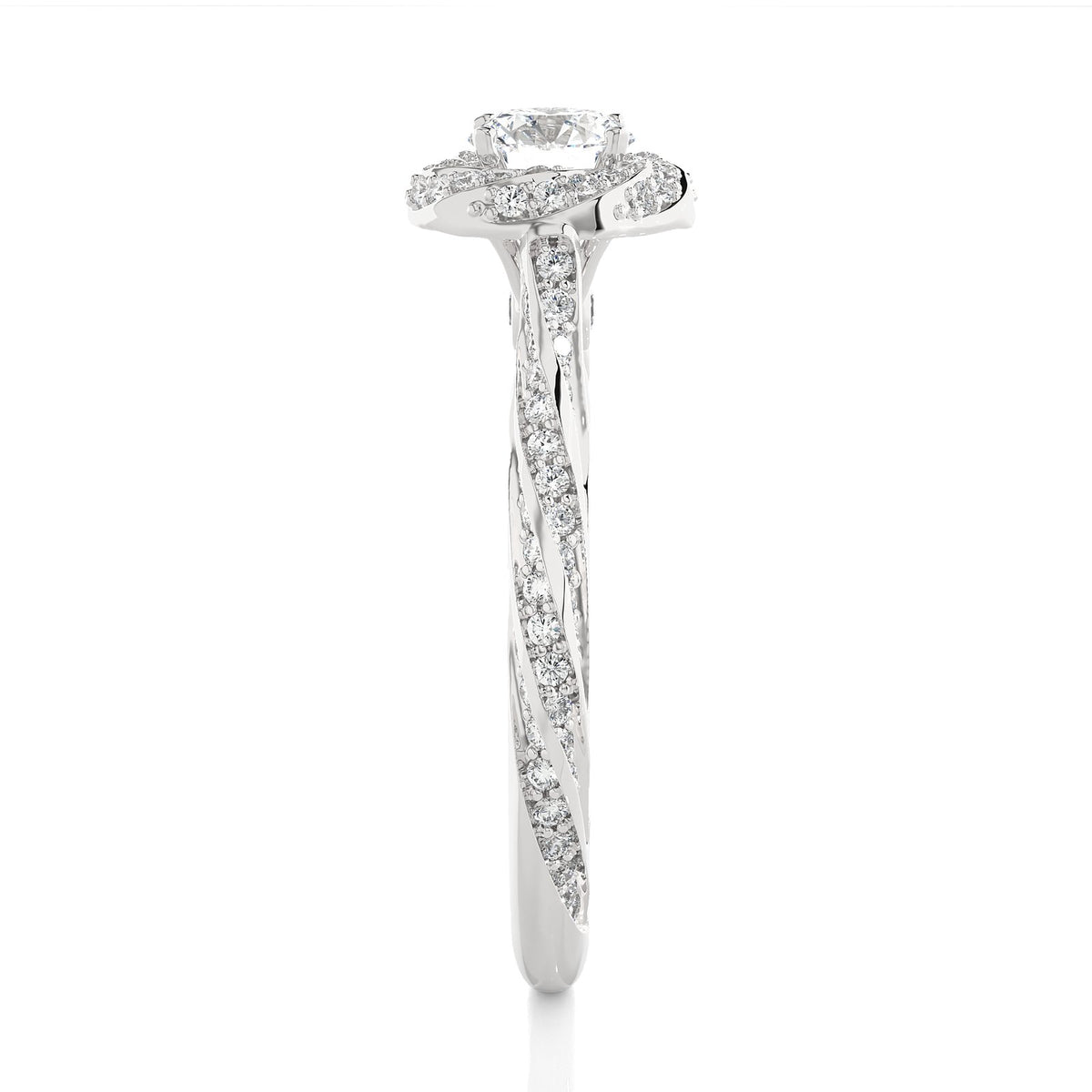Solitaire Ring RH_RD_277 - WG