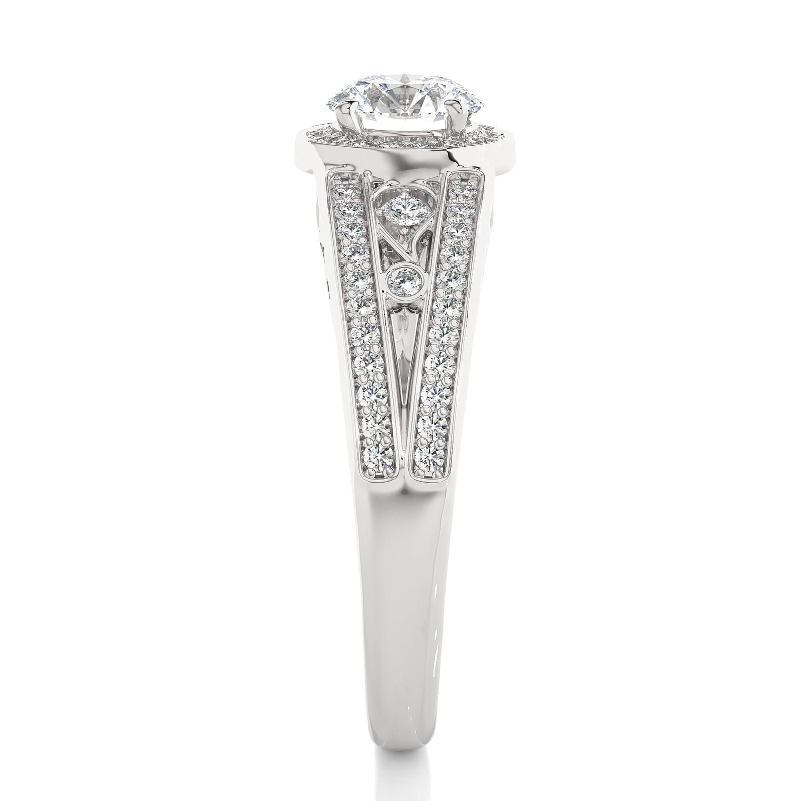 Solitaire Ring RH_RD_208 - WG