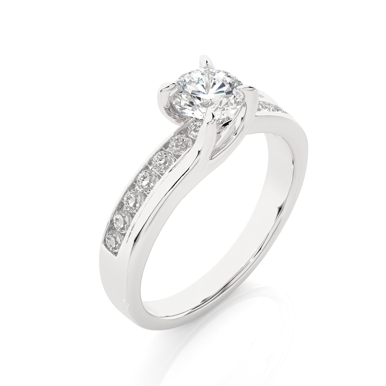 Solitaire Ring RC_RD_216 - WG