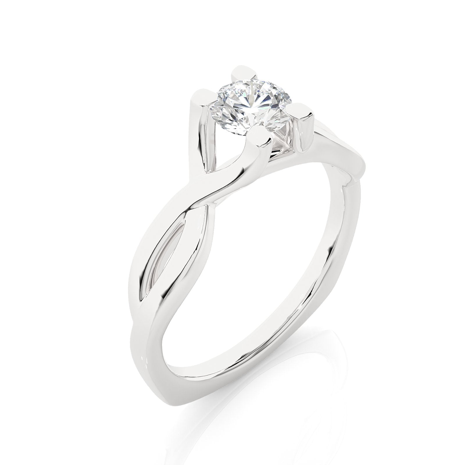 Solitaire Ring RS_RD_160 - WG