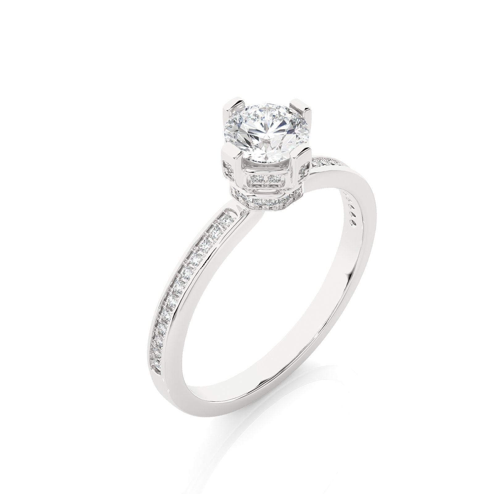 Solitaire Ring RC_RD_232 - WG