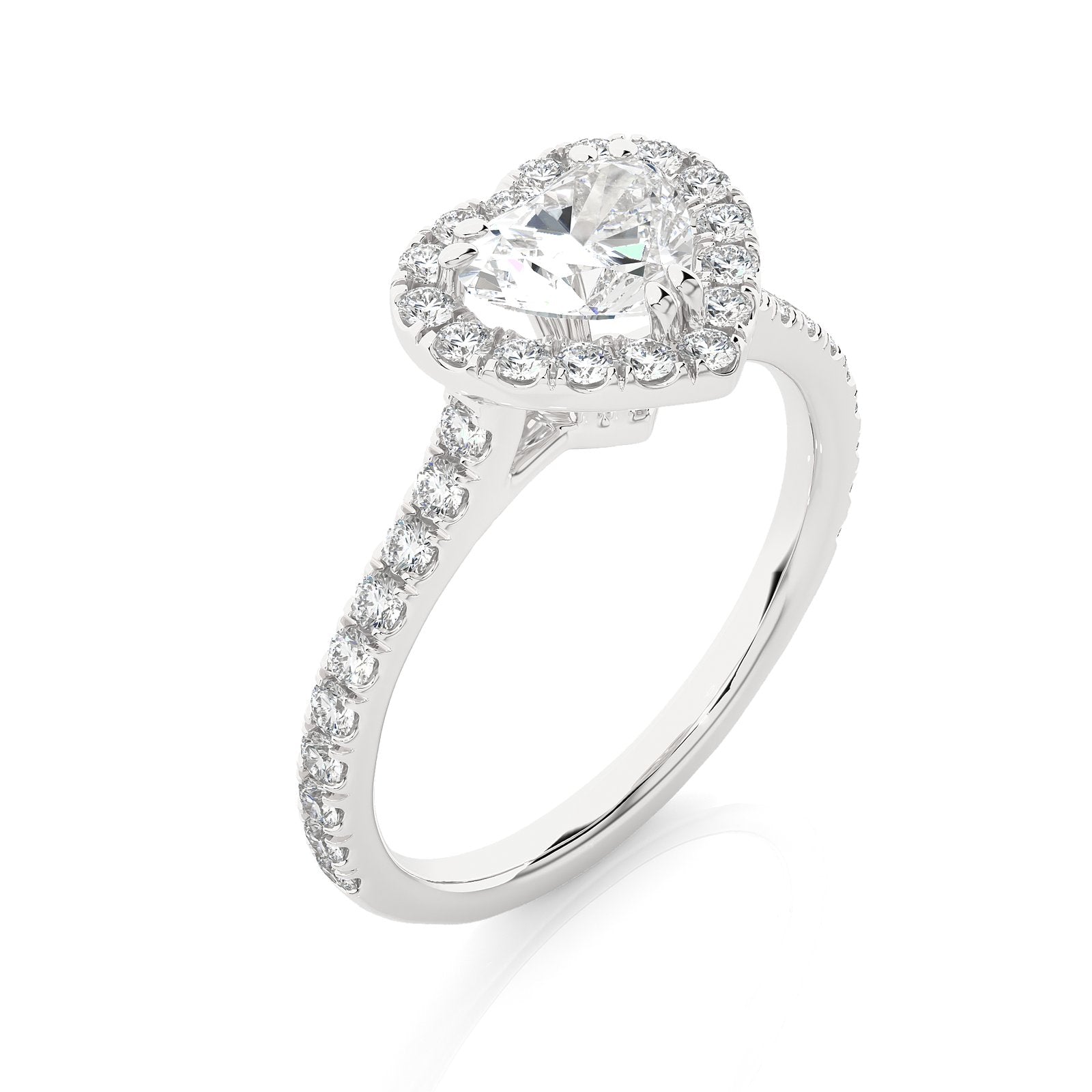 Solitaire Ring RH_HS_139 - WG