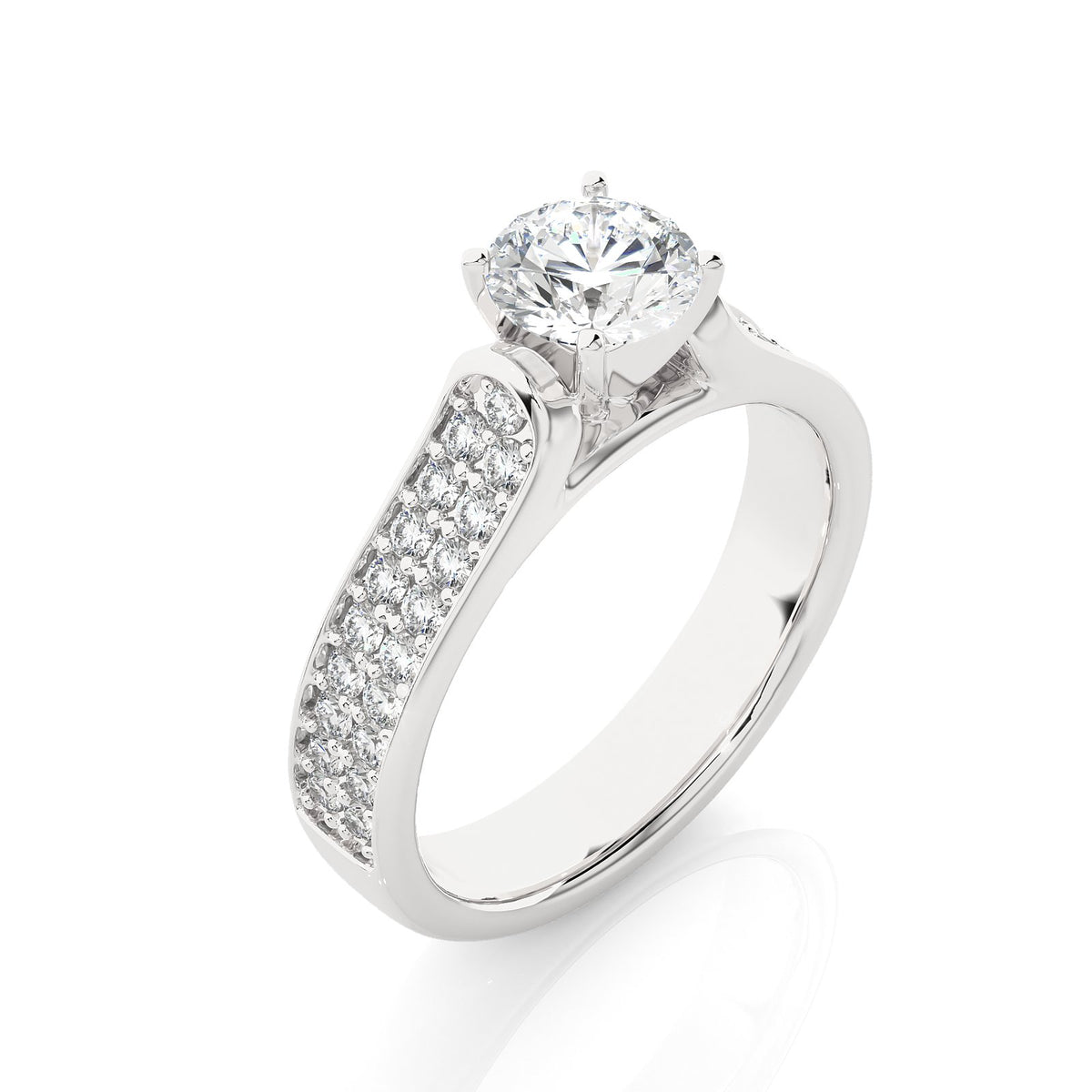 Solitaire Ring RP_RD_110 - WG