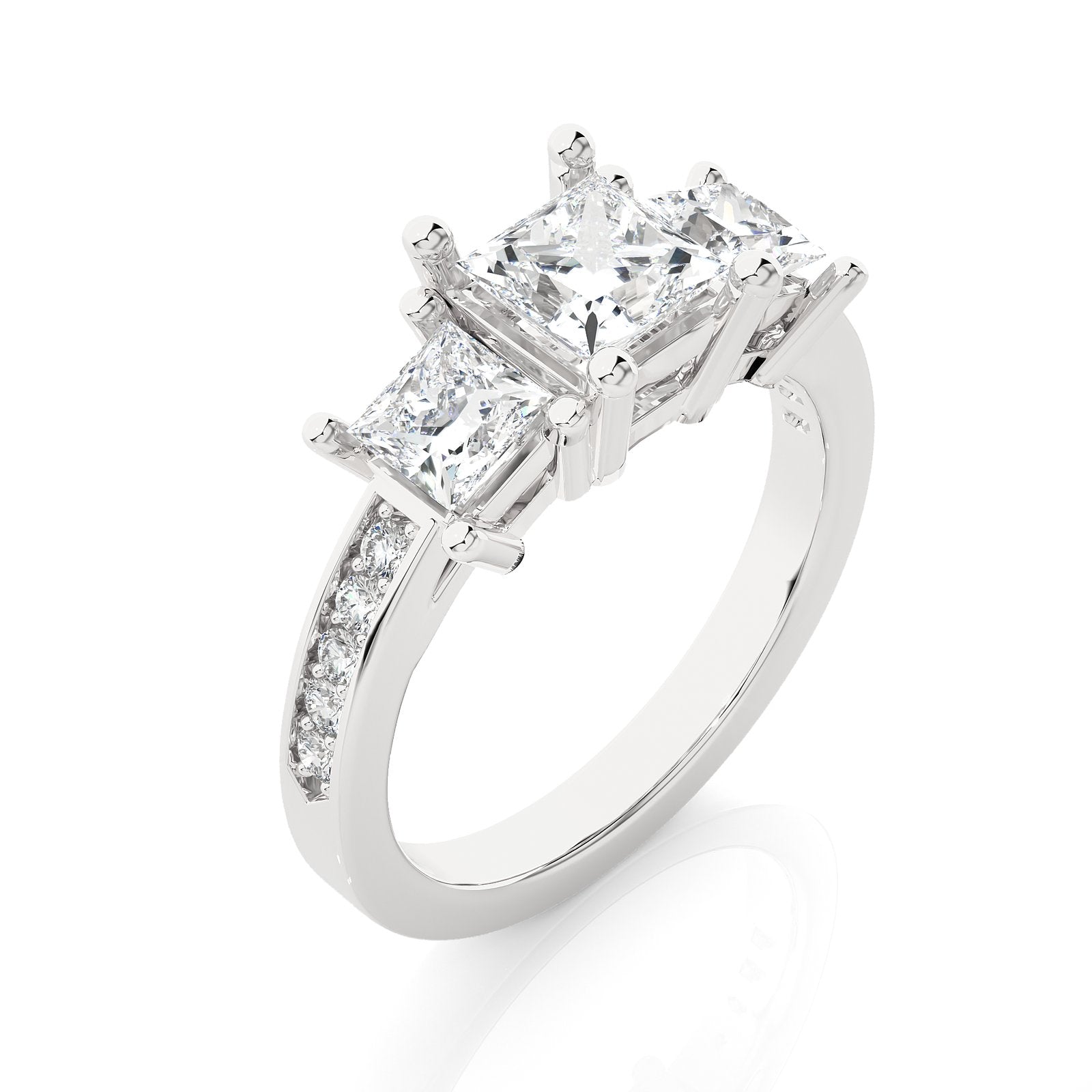 Solitaire Ring R3_PR_132 - WG