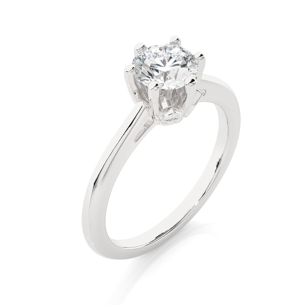Solitaire Ring RS_RD_114 - WG