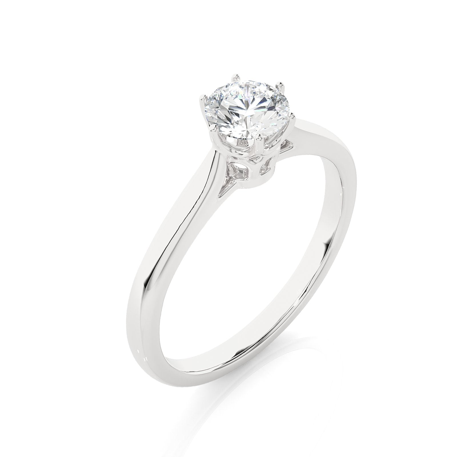 Solitaire Ring RS_RD_168 - WG