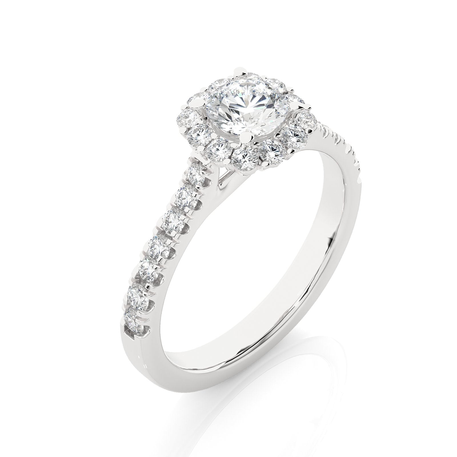 Solitaire Ring RH_RD_143 - WG