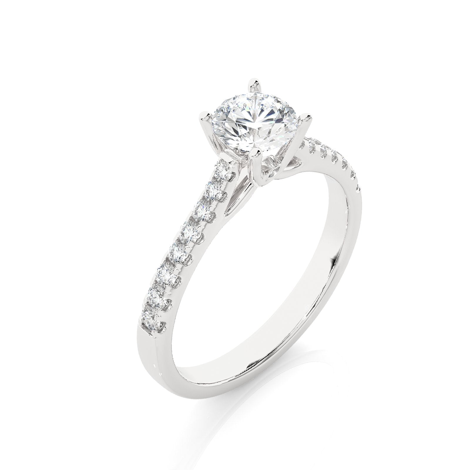 Solitaire Ring RC_RD_206 - WG