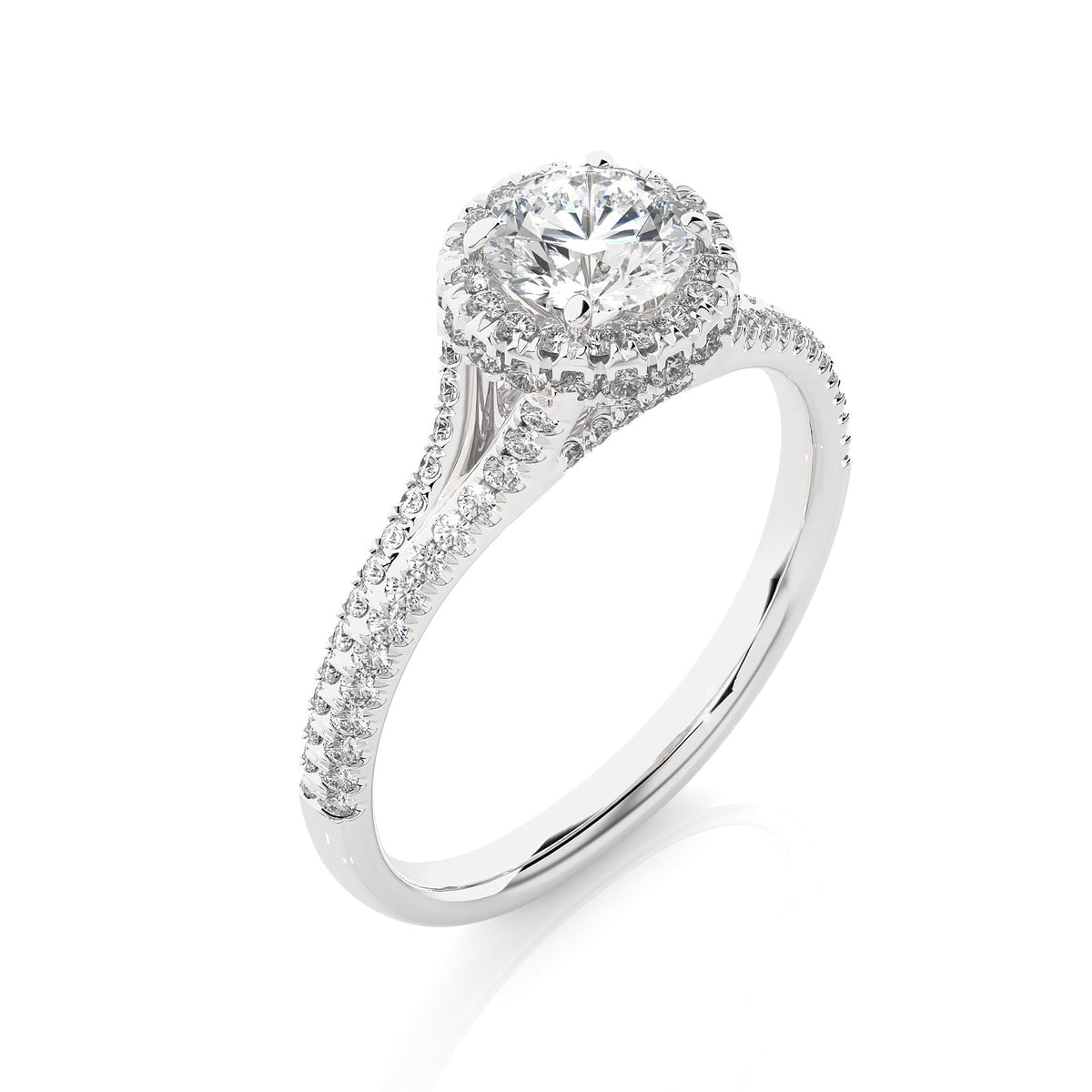 Solitaire Ring RH_RD_242 - WG
