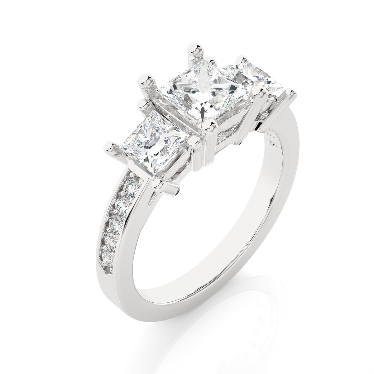 Solitaire Ring R3_PR_132 - WG