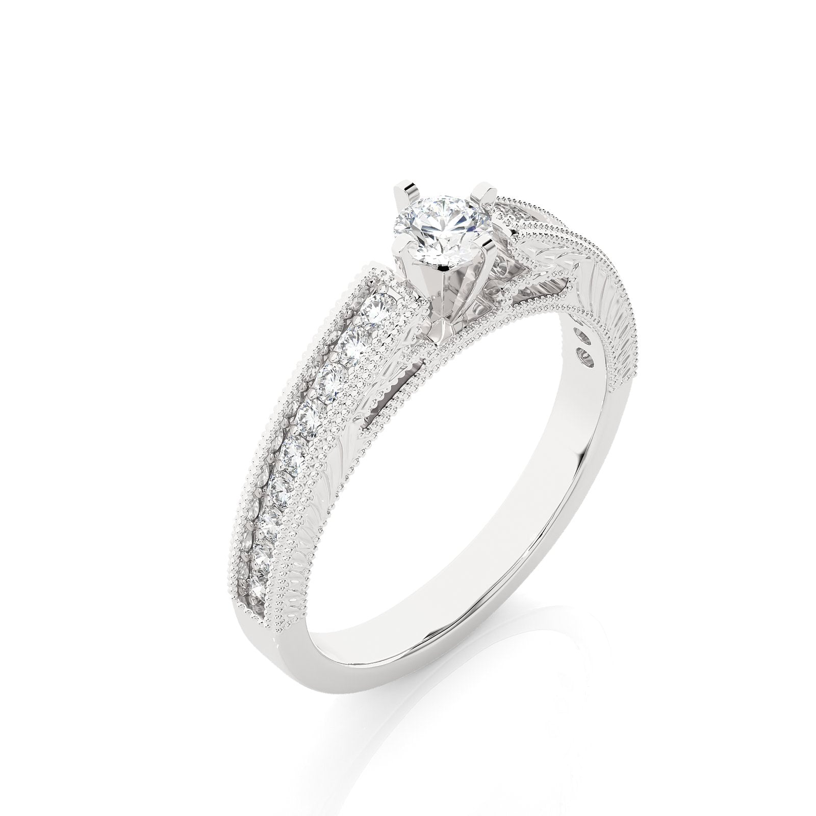 Solitaire Ring RC_RD_142 - WG