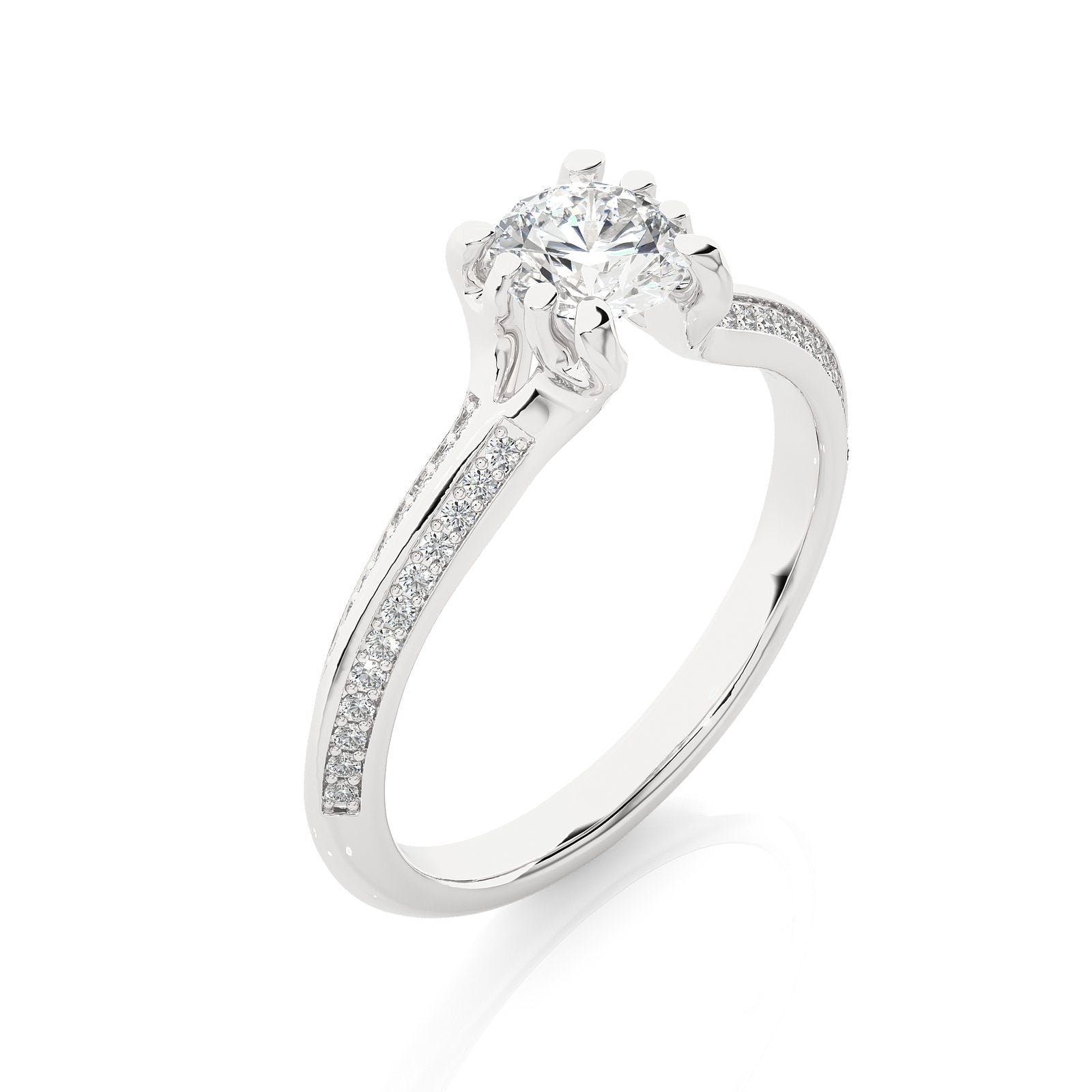 Solitaire Ring RP_RD_170 - WG
