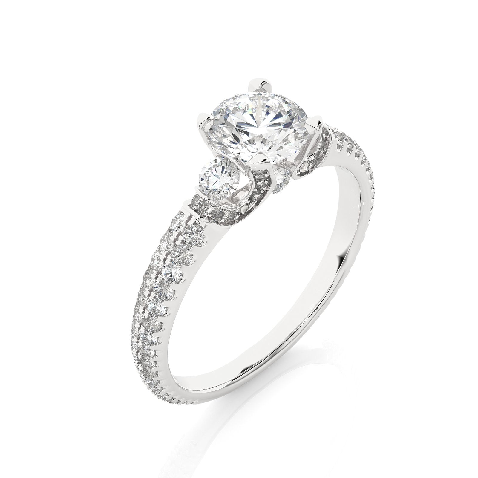 Solitaire Ring R3_RD_148 - WG